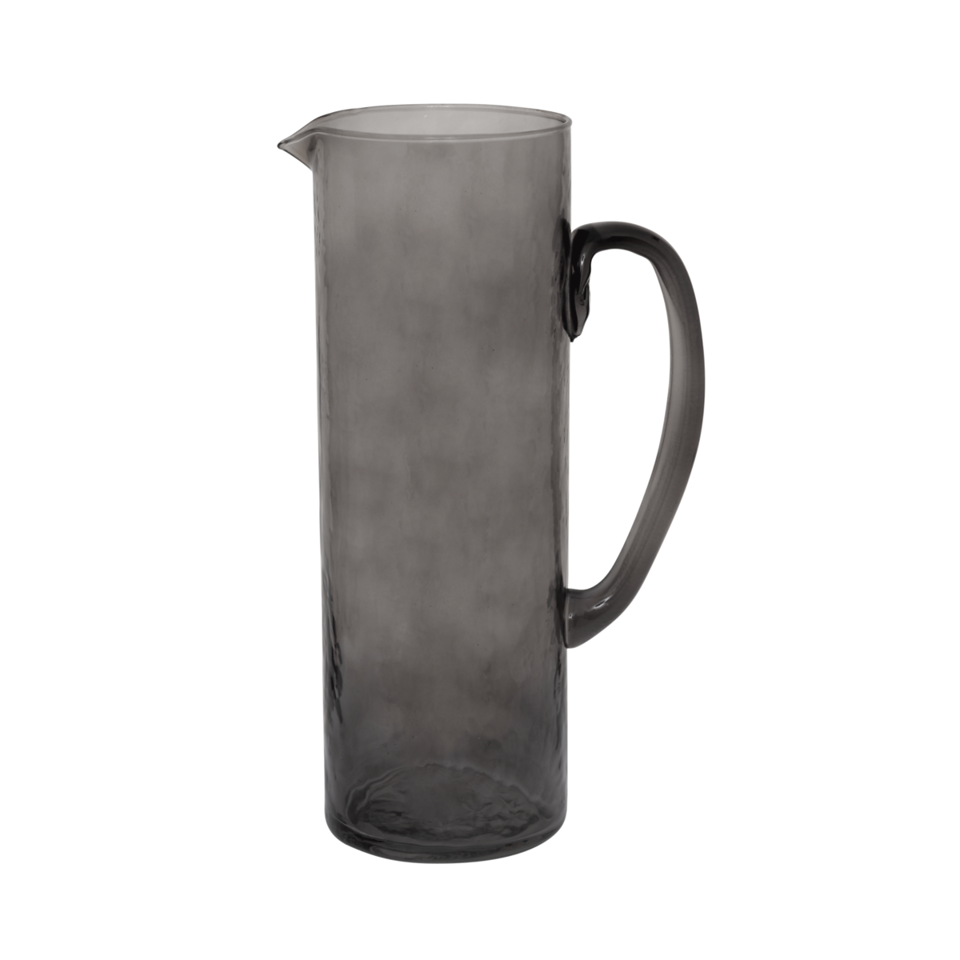 Carafe verre martelé recyclé