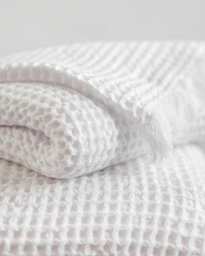 Honeycomb bath towel
