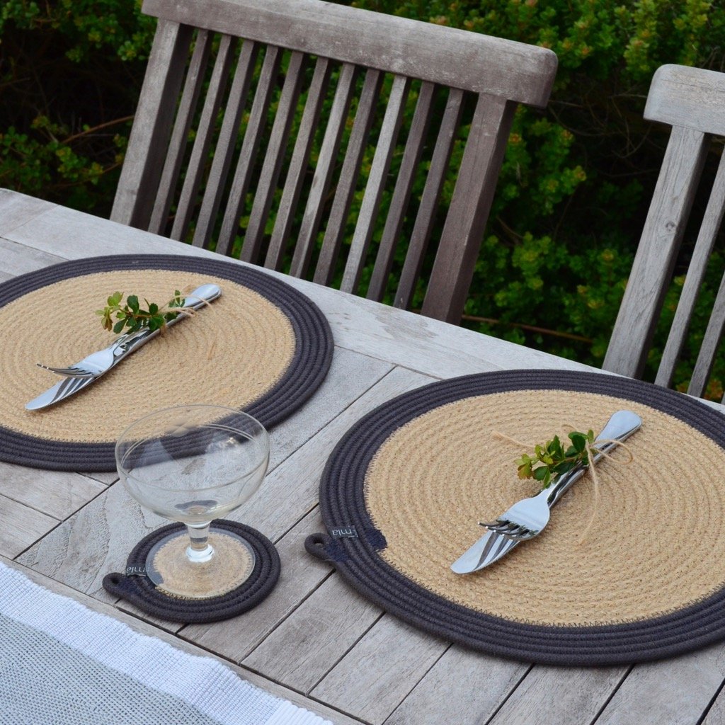 Set de table rond en corde (L)