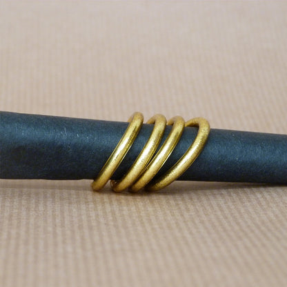 Gold / silver / copper Buddhist ring