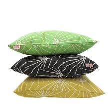 Housse de coussin Palmetto jaune