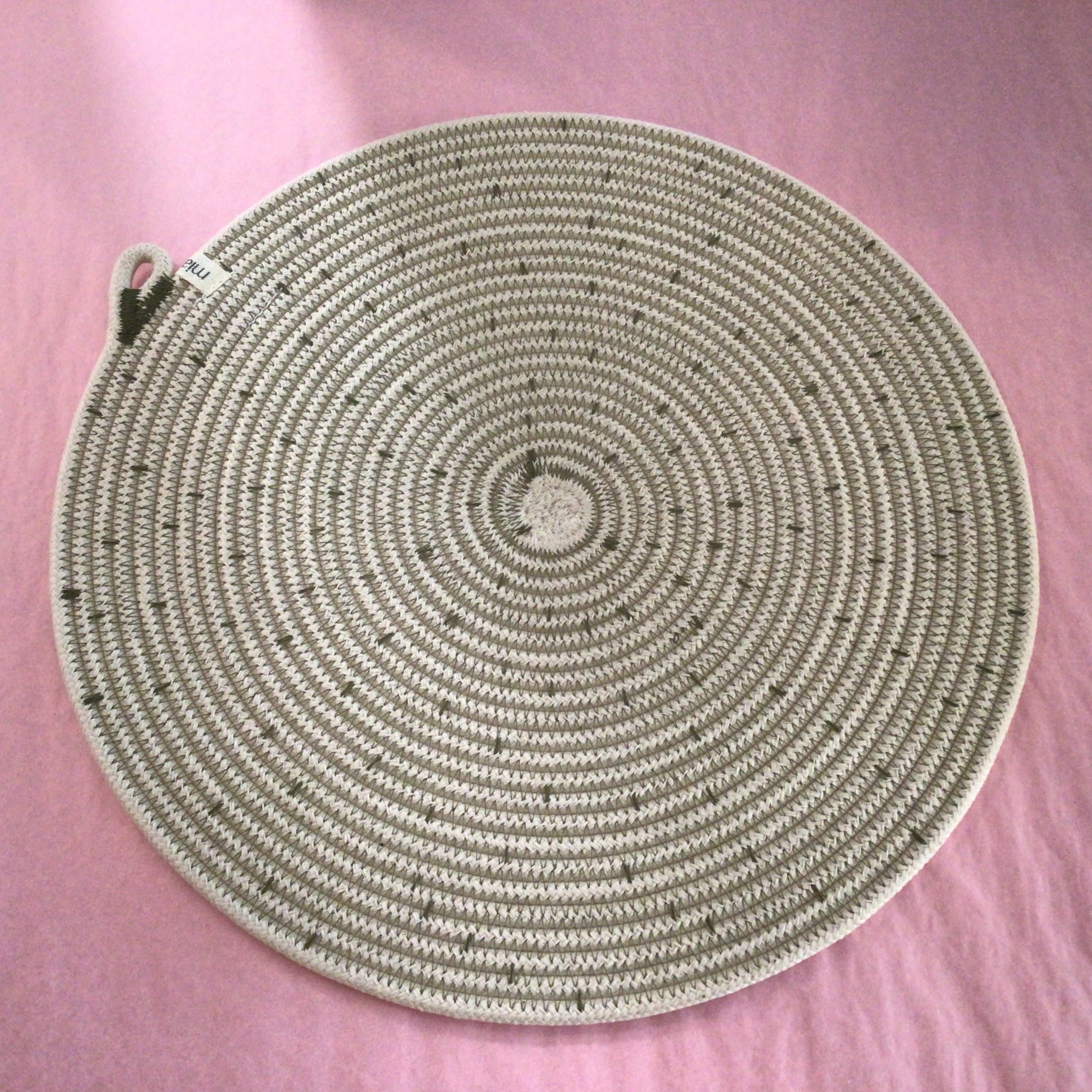 Round rope placemat