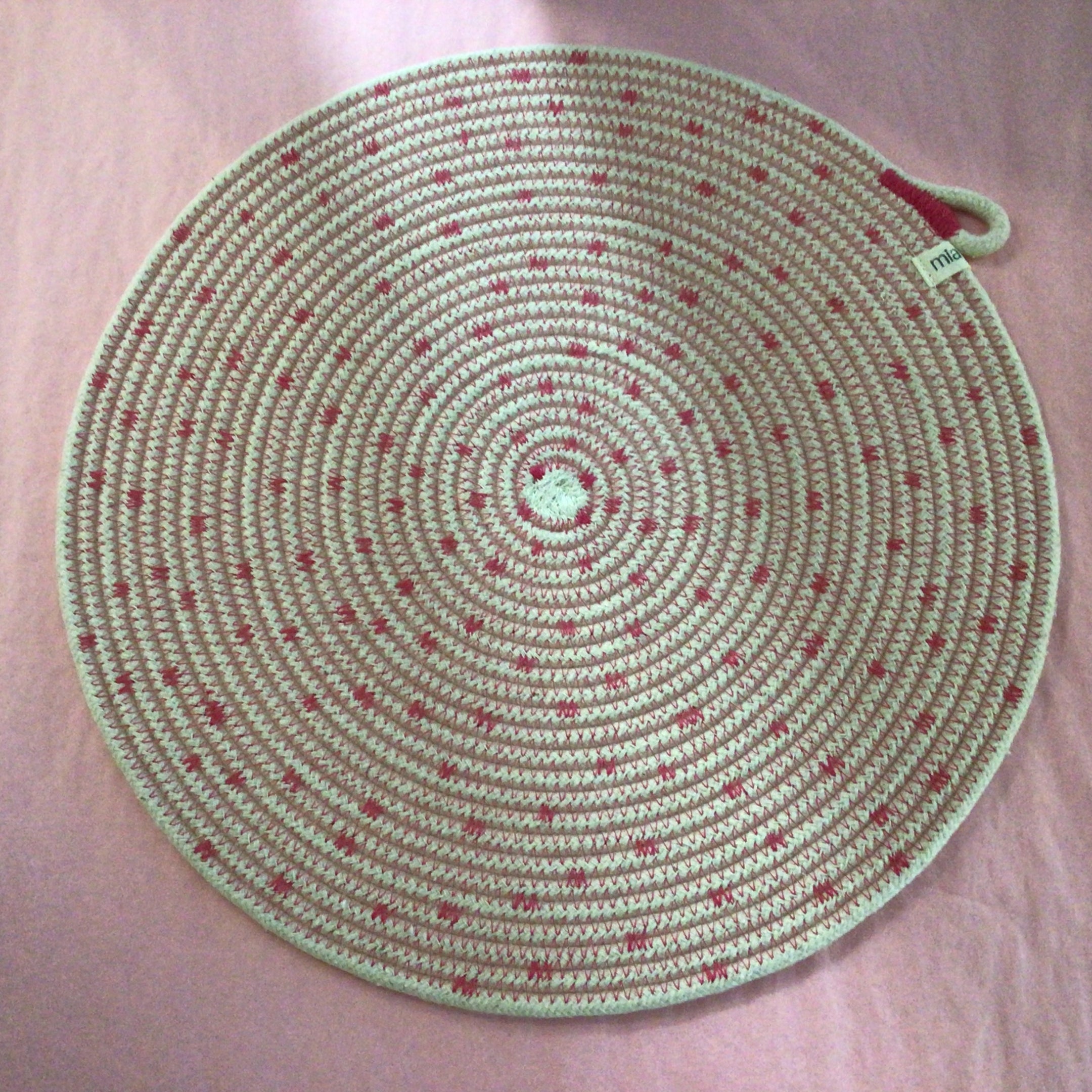 Round rope placemat