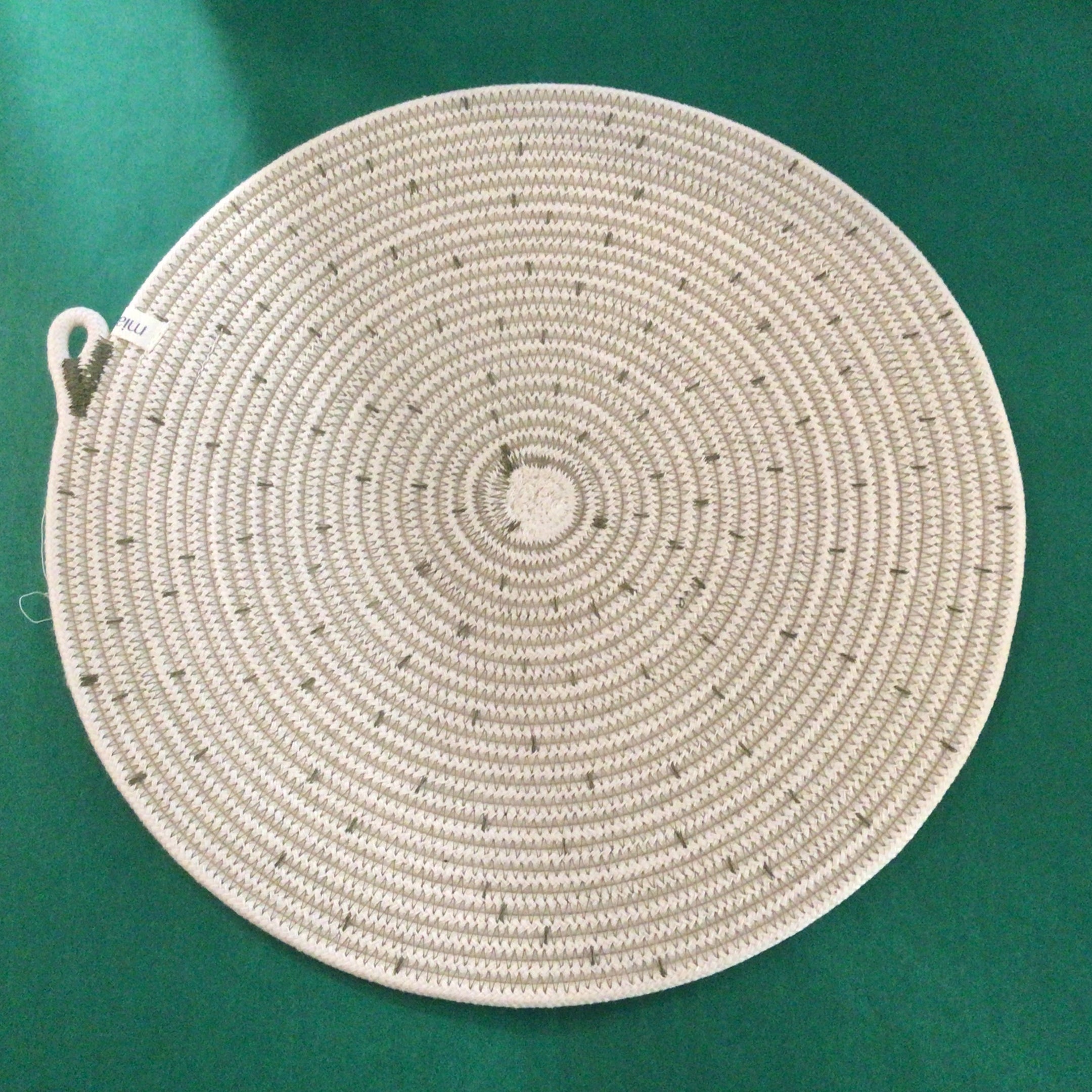 Round rope placemat