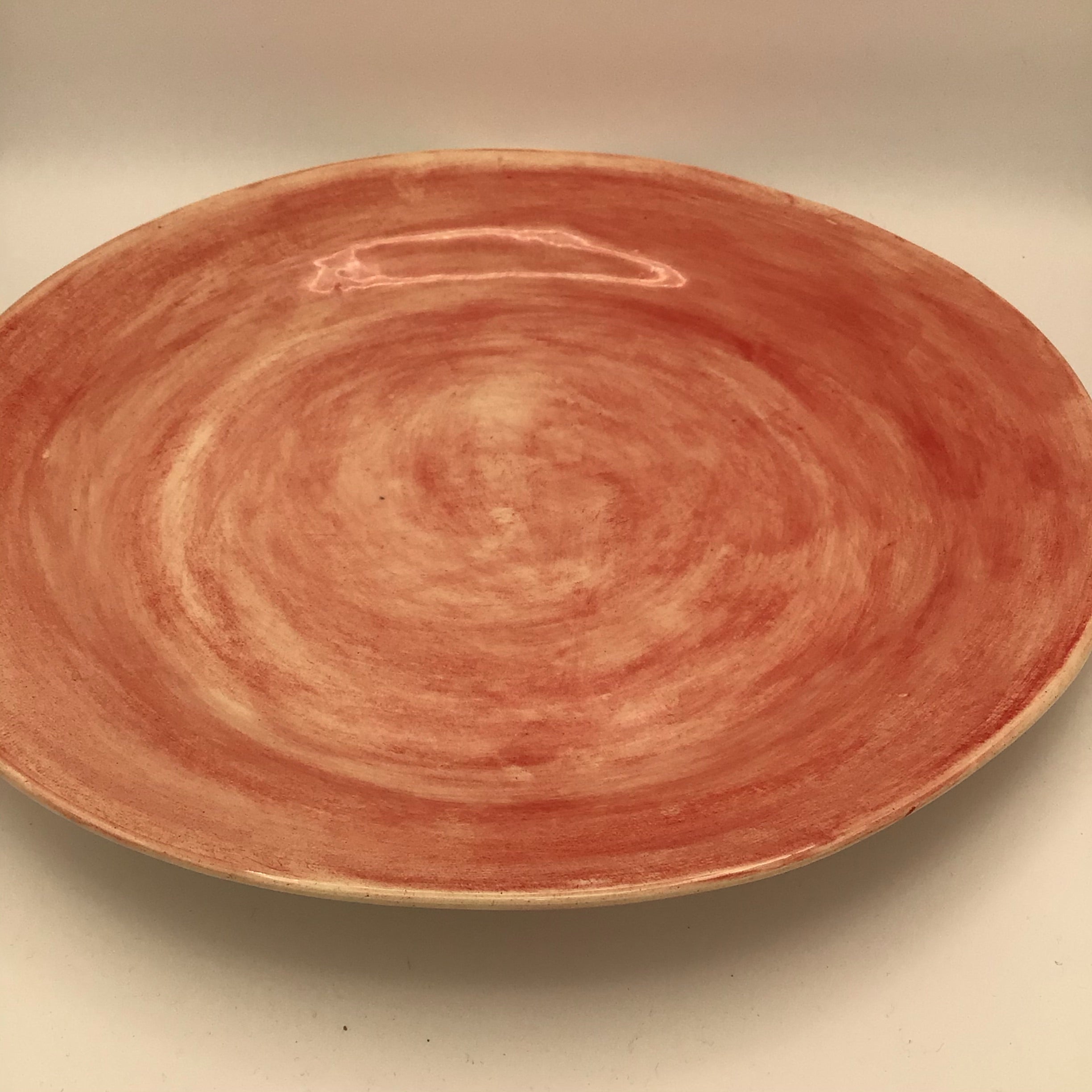 Round dish &quot;Mediterranean&quot; Plain Wash (L)