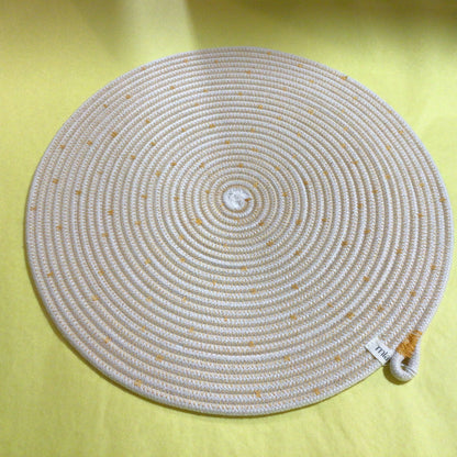 Round rope placemat