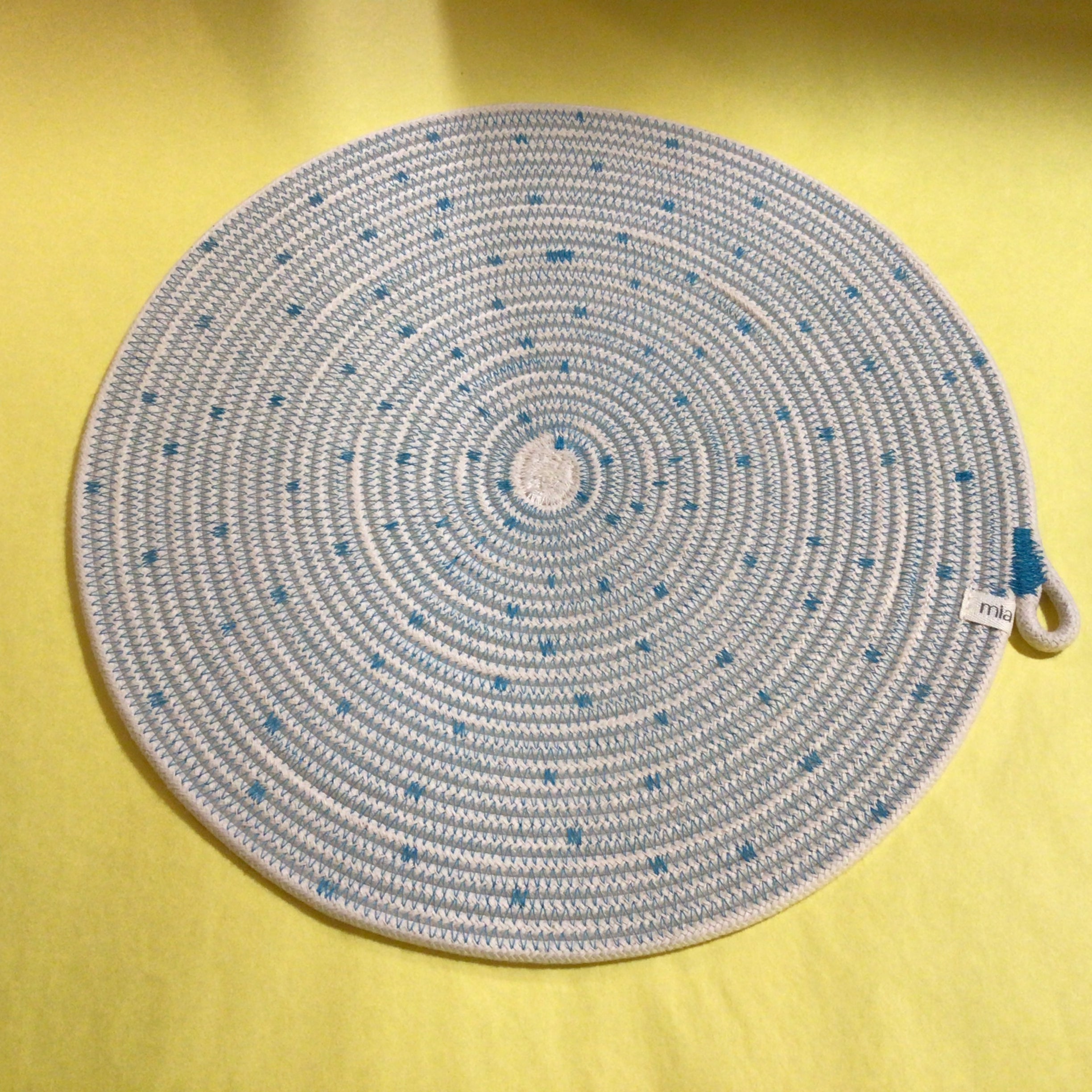 Round rope placemat