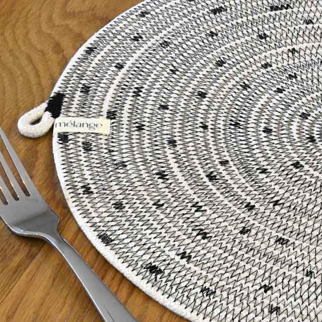 Round rope placemat